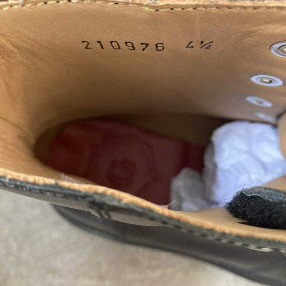 Grenson Nanette Black Shearling Leather Boots  BRAND NEW - Picture 2 of 7